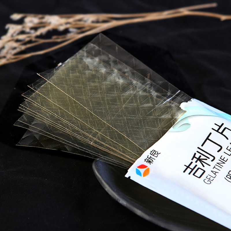 吉利丁片食用家用奶酪棒可食用自制儿童生日蛋糕果冻布丁烘焙材料