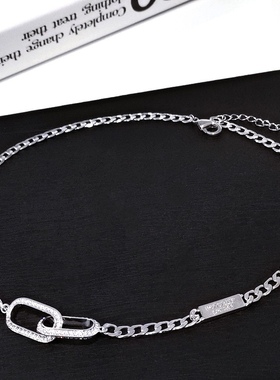 项链女欧美时尚简约环环相扣