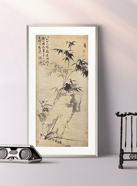 走廊新中式是合金画框有机玻璃