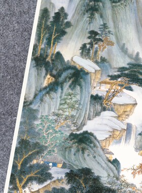 华阳仙馆图装饰画张大千名家真迹