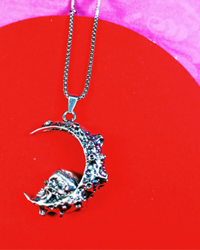 【古灵精怪】骷髅项链挂坠不锈钢