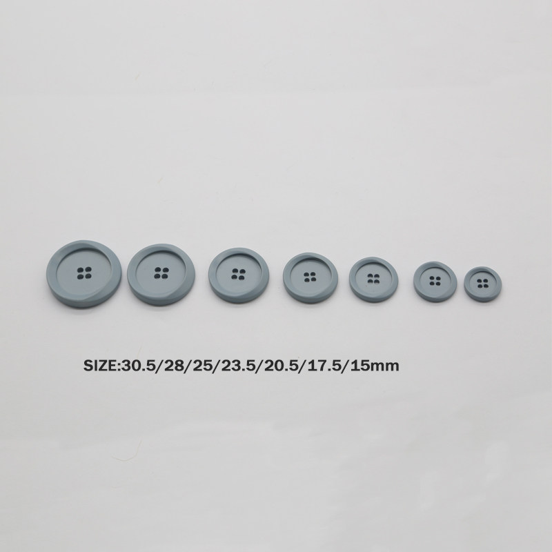 彩色西装扣子百搭男女树脂纽扣外套时尚树脂开衫裤子高档毛呢彩色 - 图1