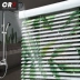 CR9 cây xanh in rèm nhôm màn phòng tắm nhà bếp chống thấm nước và không dầu - Phụ kiện rèm cửa thanh treo màn rèm cửa Phụ kiện rèm cửa