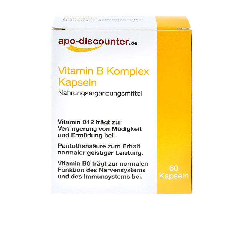 德国apo官网进口b族维生素胶囊 Apodiscounterde海外B族维生素