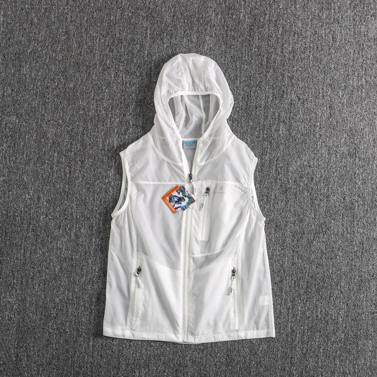 夏季连帽速干马甲女士户外跑步登山运动马夹单层防晒无袖开衫背心,淘宝优惠券,粉丝福利购,淘宝优惠卷