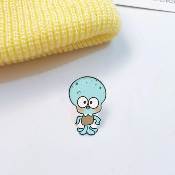 SpongeBob SquarePants ໃຫຍ່ Star ທ່ານ Krabs ແລະ Squidward brooch pin ອຸປະກອນເສີມ bag badge badge ງາມ