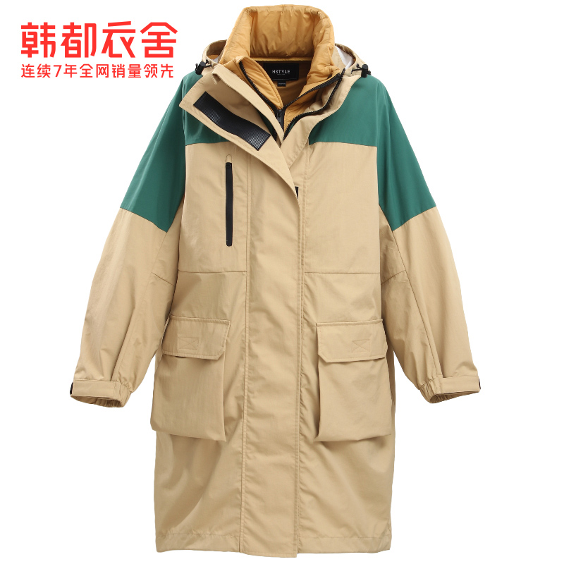 韩都衣舍2021年新款韩版工装羽绒服 韩都衣舍羽绒服