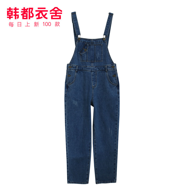 韩都衣舍2019秋装新款百搭牛仔裤 韩都衣舍敏丽牛仔裤