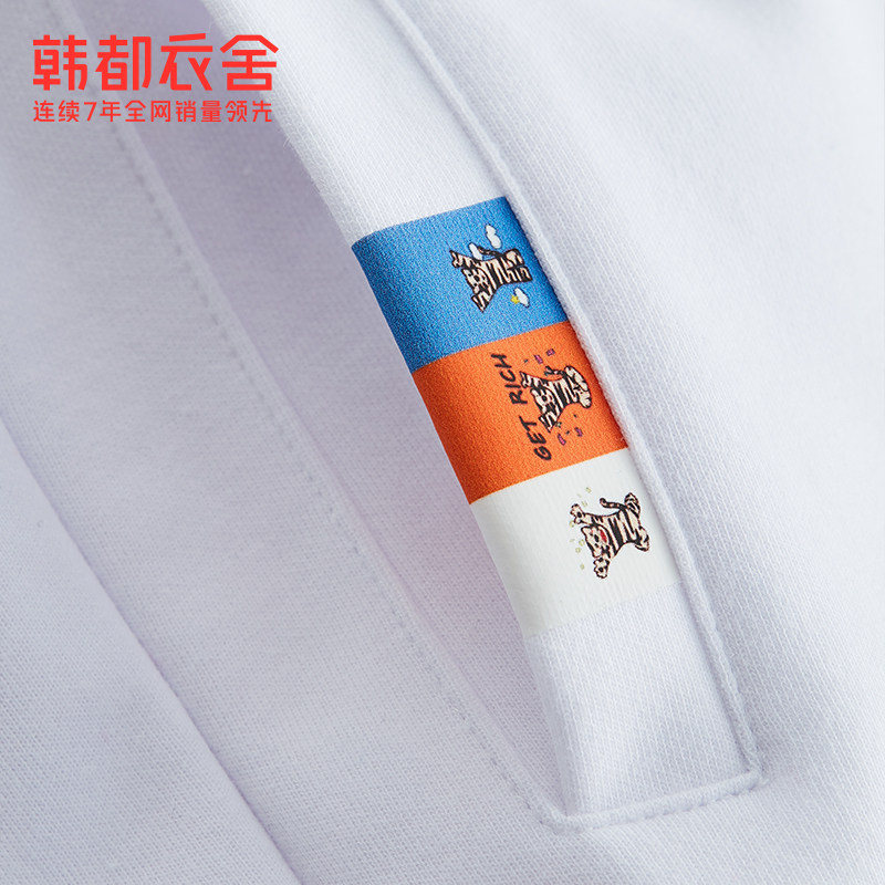 韩都衣舍2021秋冬新款运动风休闲裤 韩都衣舍休闲裤