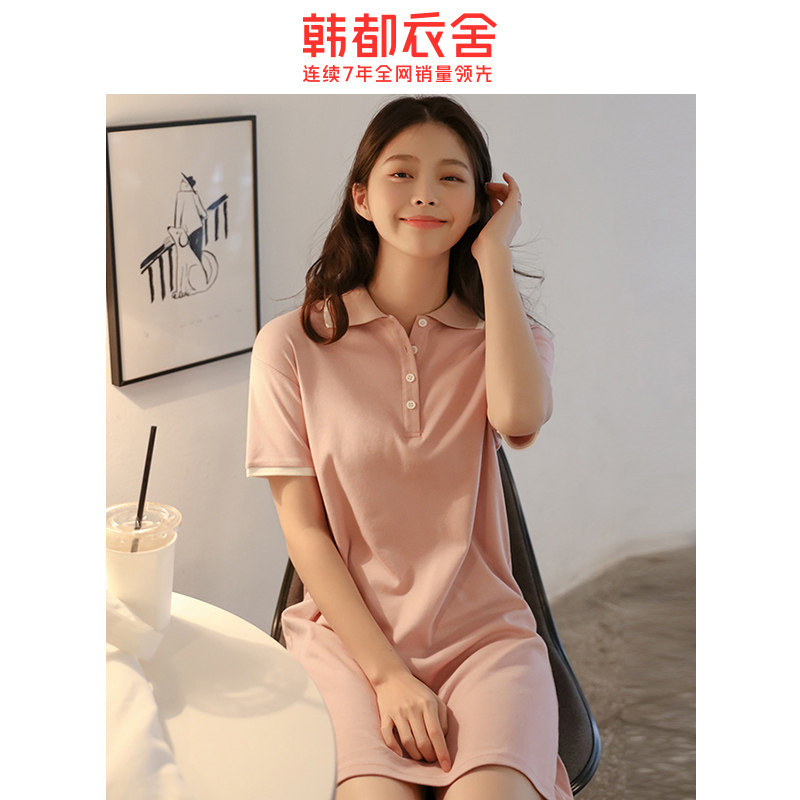韩都衣舍2020夏新韩版网红女连衣裙 韩都衣舍敏丽连衣裙