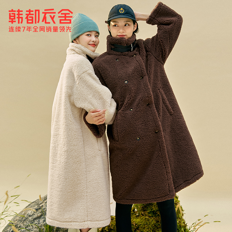 韩都衣舍2021秋冬新款加厚棉服 韩都衣舍棉衣/棉服