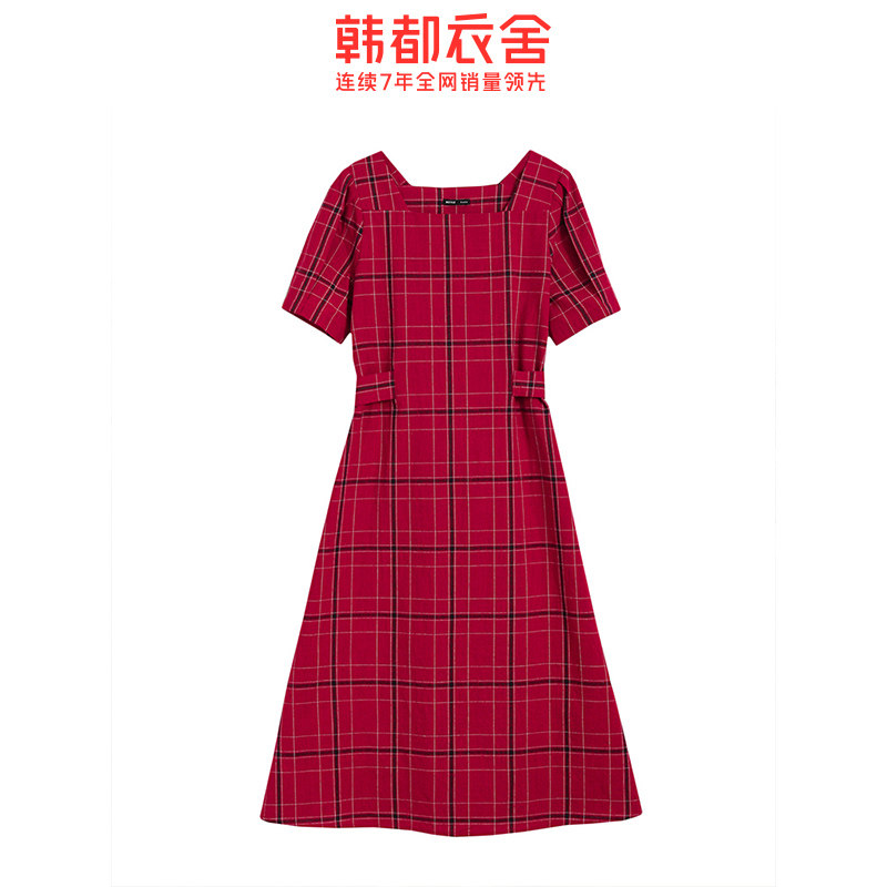 韩都衣舍旗舰店2020韩版夏装连衣裙 韩都衣舍敏丽连衣裙