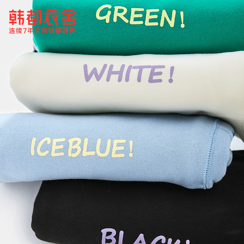 韩都衣舍2020秋装新款韩版宽松卫衣 韩都衣舍卫衣/绒衫