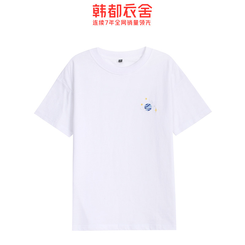 韩都衣舍旗舰店短袖2020少女t恤 韩都衣舍丹兰轩T恤