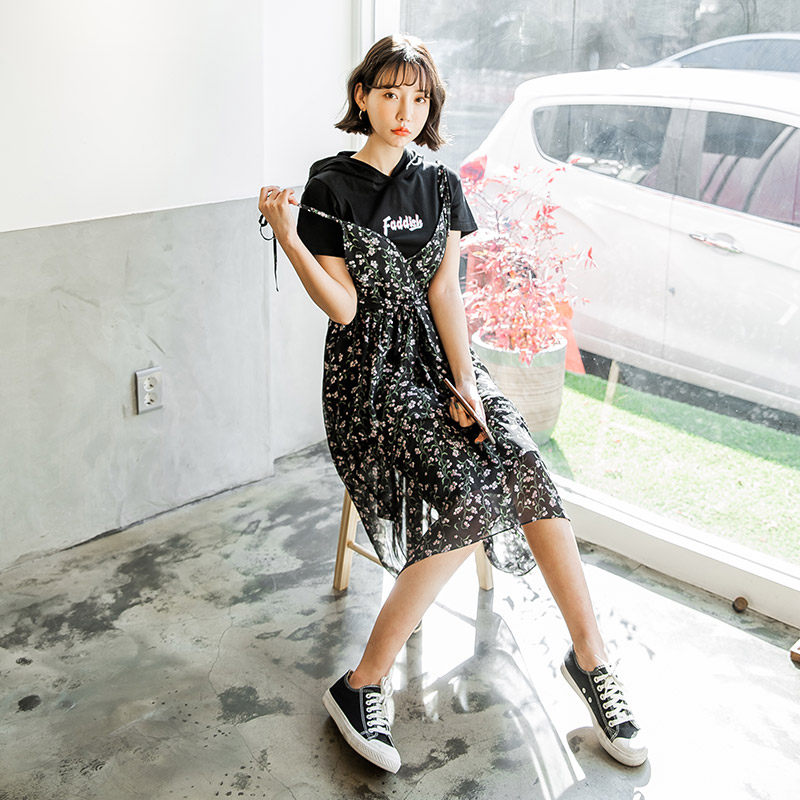 韩都衣舍2020新款夏装韩版碎花仙女 韩都衣舍敏丽连衣裙