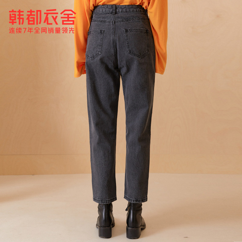 韩都衣舍2020新款女秋装韩版牛仔裤 韩都衣舍牛仔裤