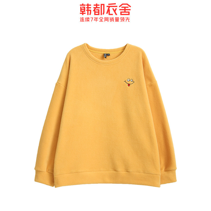 韩都衣舍2020秋季新款宽松韩版卫衣 韩都衣舍卫衣/绒衫