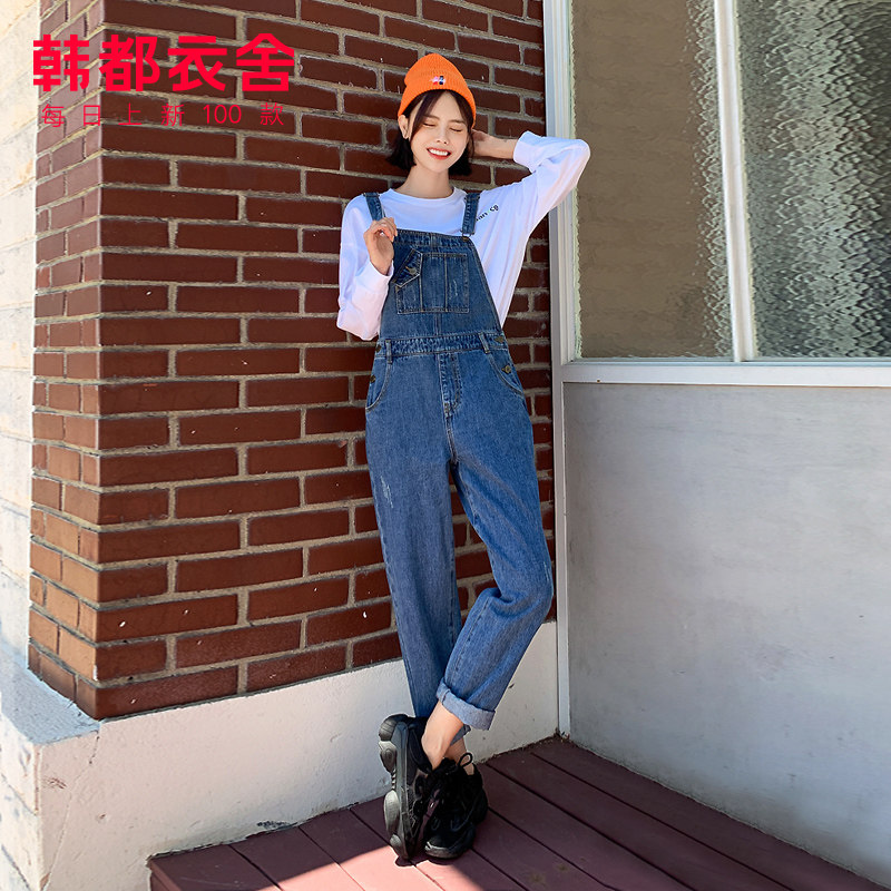 韩都衣舍2019秋装新款百搭牛仔裤 韩都衣舍敏丽牛仔裤