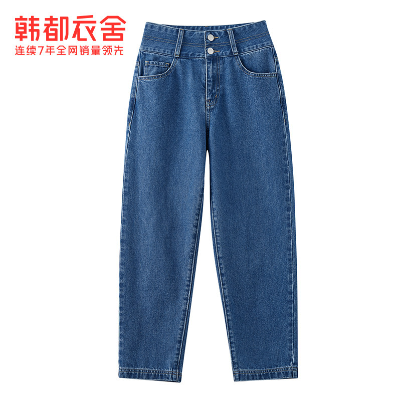 韩都衣舍冰氧吧2022夏装新款牛仔裤 韩都衣舍牛仔裤