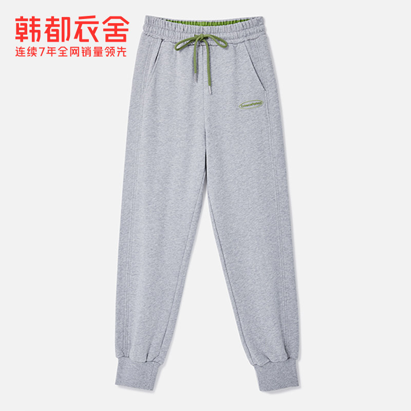 韩都衣舍2020秋季新款潮流宽松长裤 韩都衣舍休闲裤