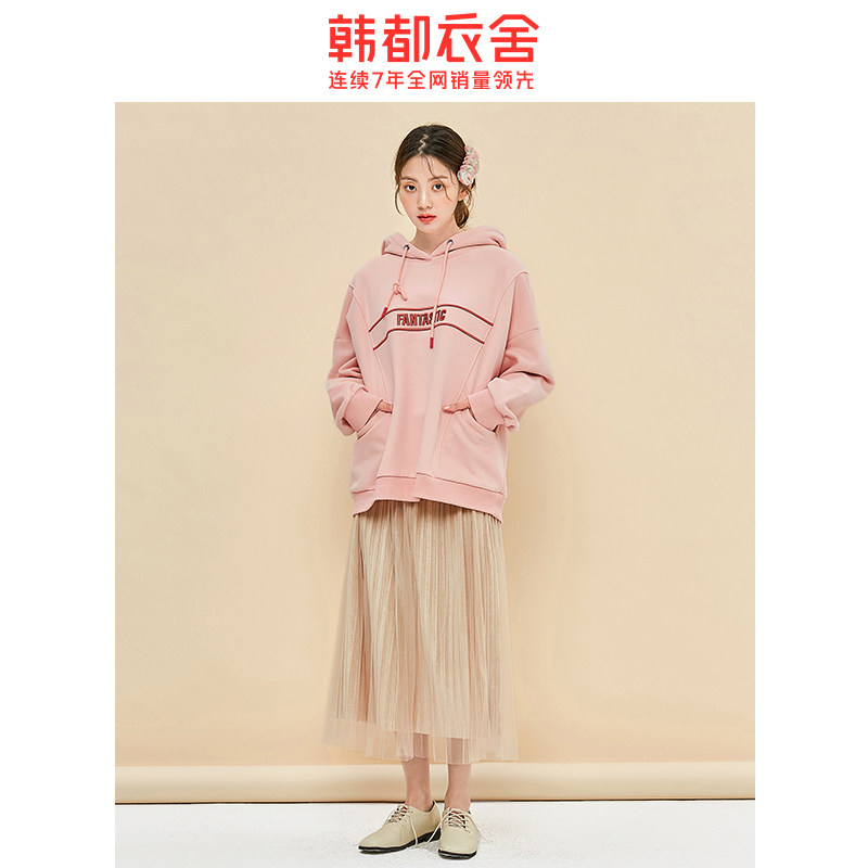 韩都衣舍2020秋季新款韩版ins卫衣 韩都衣舍卫衣/绒衫