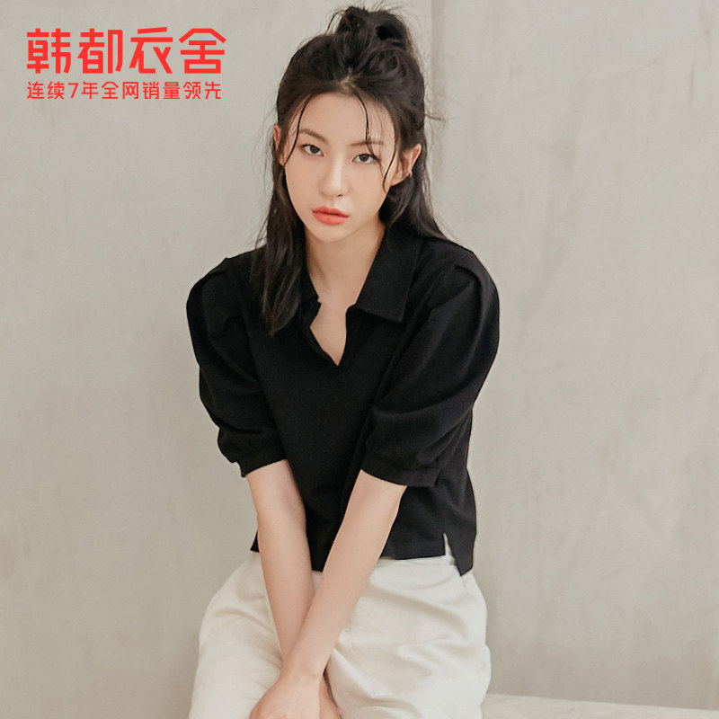 韩都衣舍2020夏装新款韩版ins t恤 韩都衣舍T恤