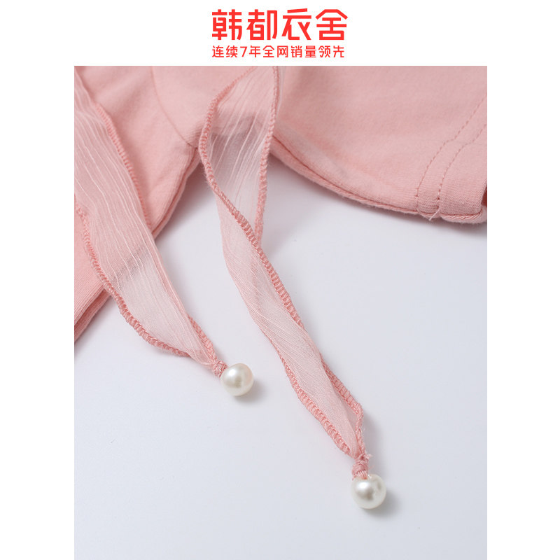  韩都衣舍秀衣莲T恤