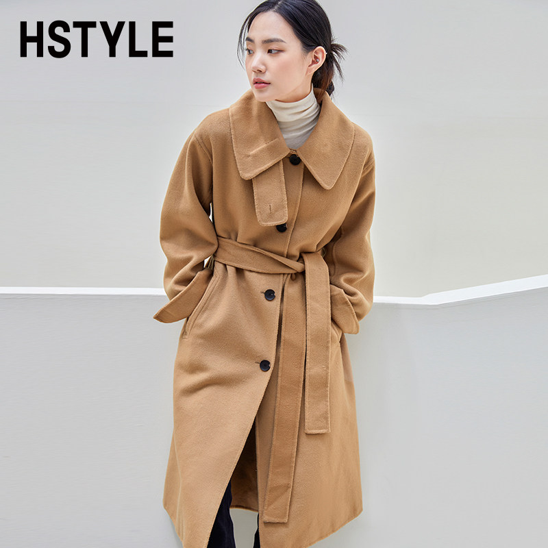  韩都衣舍毛呢外套