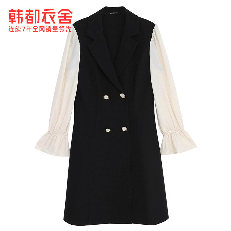 韩都衣舍2020新款气质显瘦女连衣裙 韩都衣舍连衣裙