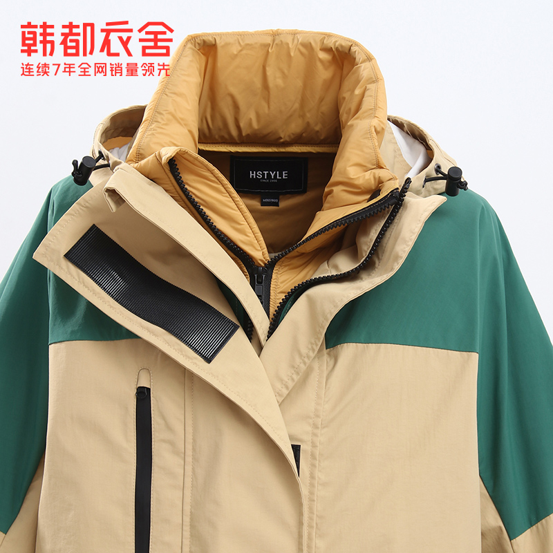 韩都衣舍2021年新款韩版工装羽绒服 韩都衣舍羽绒服