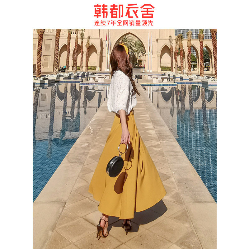  韩都衣舍雨薇半身裙