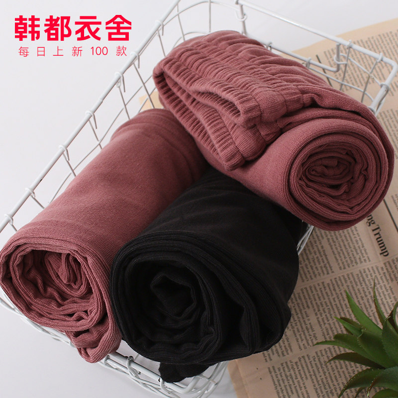 韩都衣舍2019秋冬新款拖地休闲裤 韩都衣舍秀衣莲休闲裤