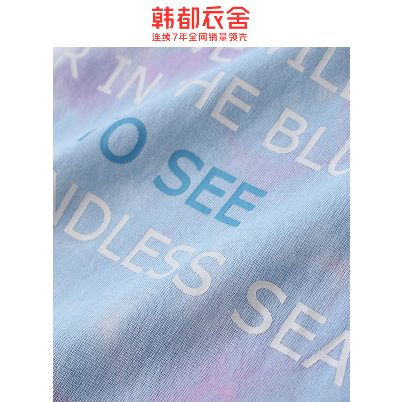  韩都衣舍秀衣莲T恤