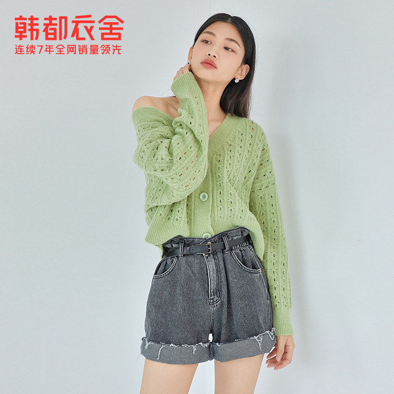 韩都衣舍2020秋季新款韩版风针织衫 韩都衣舍毛针织衫