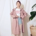 Quần áo Handu 2019 phụ nữ mới mùa xuân phiên bản Hàn Quốc của áo khoác cotton rộng rãi áo khoác dài nữ - Trench Coat