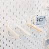 Suitable for IKEA SKADIS IKEA hole board accessories Large platform flat bracket containing beech wood board