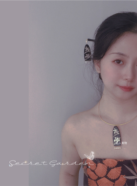 精致螺钿珍珠流苏锁骨链项圈