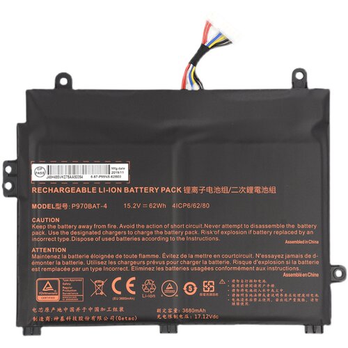 全新适用神舟蓝天P960EN-K P970ex P970BAT-4 笔记本电池62WH - 图3