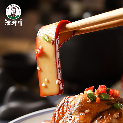 沈师傅鸡蛋干休闲零食五香豆腐干特产小零食官方豆干休闲食品小吃 - 图1