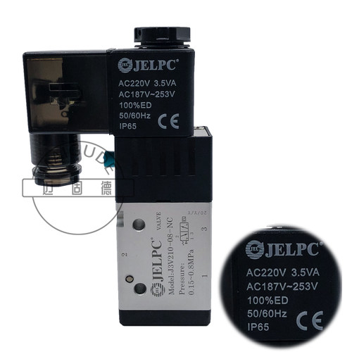 佳尔灵JELPC现货3V210-08/3V310-10电磁阀二位三通常开常闭换向阀 - 图3