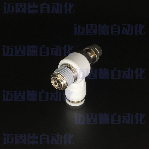 现货快插L型高品质SC4/6/8/10/12-01/02/03/04节流调节调速阀接头 - 图1