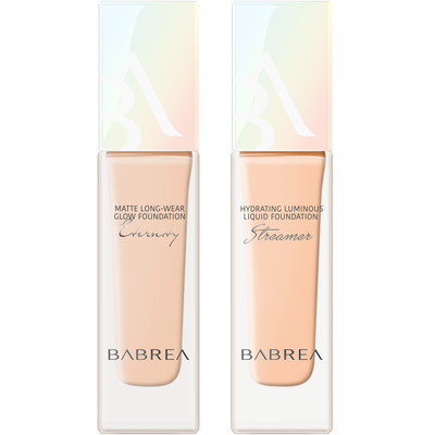 韩国babrea芭贝拉粉底液控油持久不脱妆保湿遮瑕巴贝拉养肤粉底霜 虎窝淘