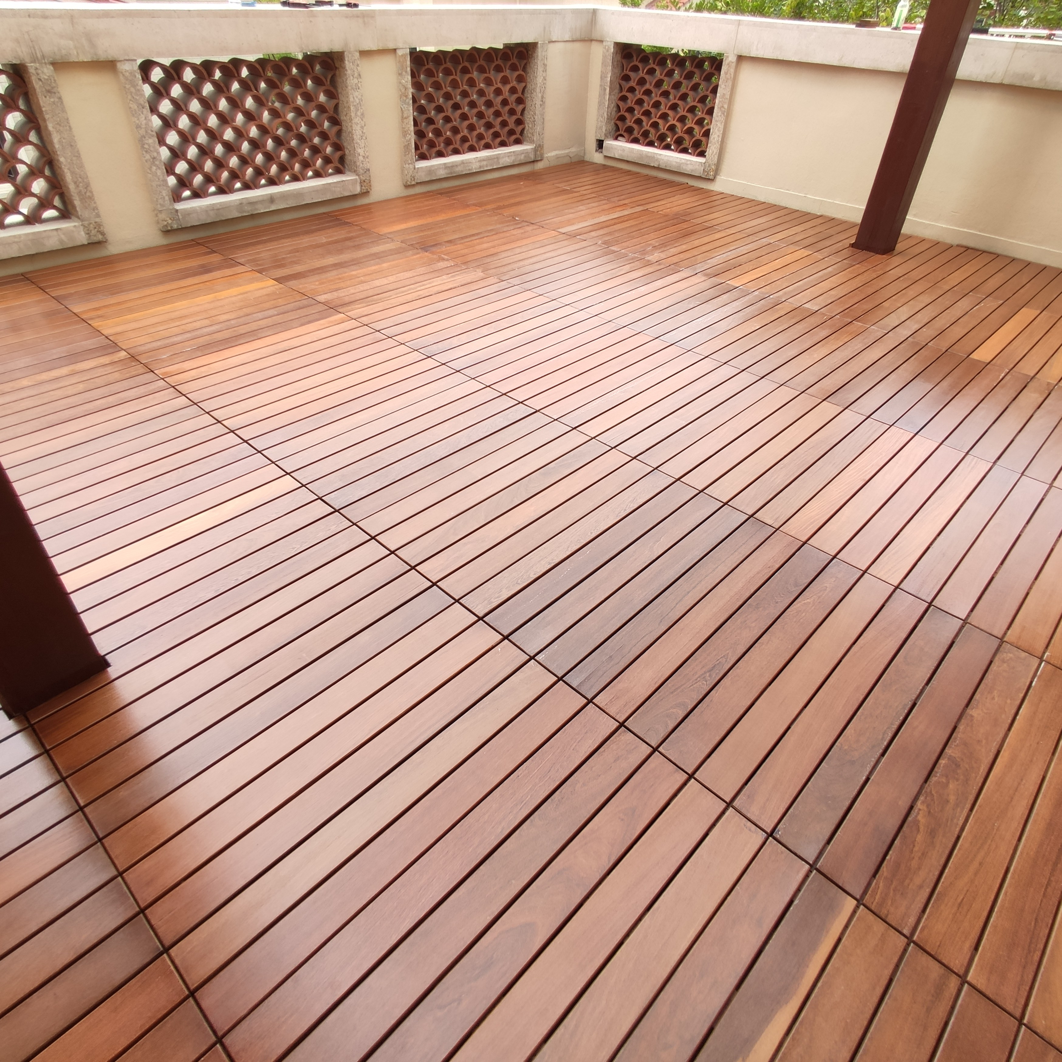 IPE硬木地板  户外阳台防腐防水拼接实木花园露台免龙骨自铺地板,淘宝优惠券,粉丝福利购,淘宝优惠卷