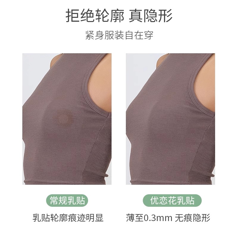 【新年不打烊】sbeauty有胶隐形硅胶胸贴女夏薄吊带用乳贴防凸点 - 图0