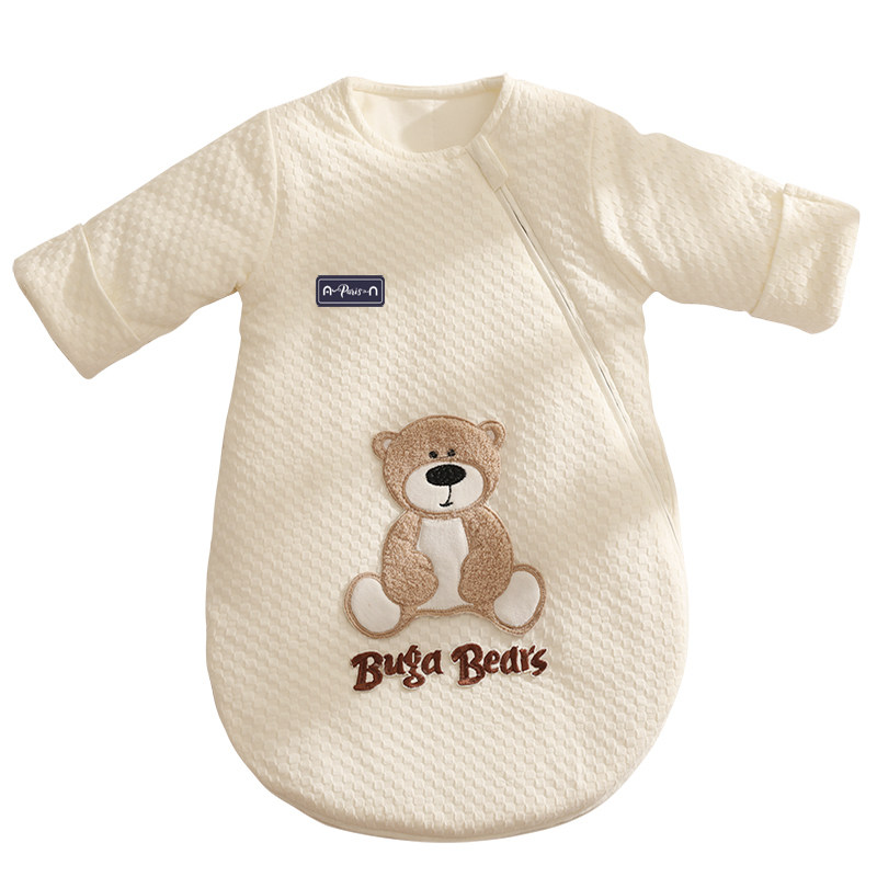 婴幼儿睡袋秋冬季加厚新生儿宝宝睡袋春纯棉款恒温防踢被四季通用,淘宝优惠券,粉丝福利购,淘宝优惠卷