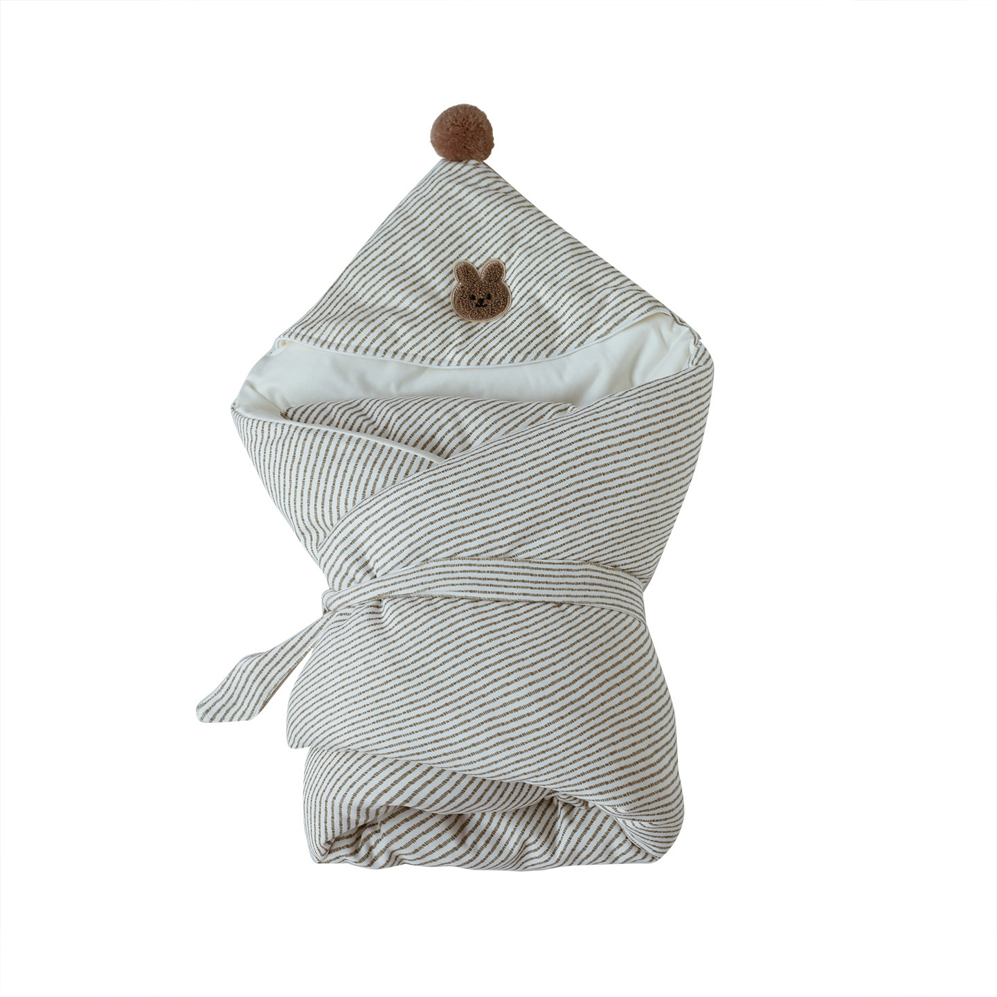 婴姿新生婴儿抱被纯棉a类秋冬可拆内胆厚款初生襁褓产房包被保暖,淘宝优惠券,粉丝福利购,淘宝优惠卷