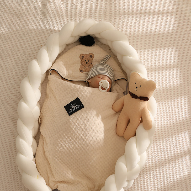 新生婴儿抱被春秋纯棉冬款加厚初生包被防惊跳睡袋包裹防踢被襁褓,淘宝优惠券,粉丝福利购,淘宝优惠卷