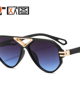 新款复古太阳镜T22006shades蛤蟆镜欧美男女潮墨镜sunglasses