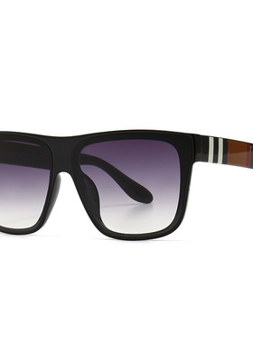 外贸跨境爆款摩登复古苏格兰纹太阳镜 欧美街拍墨镜