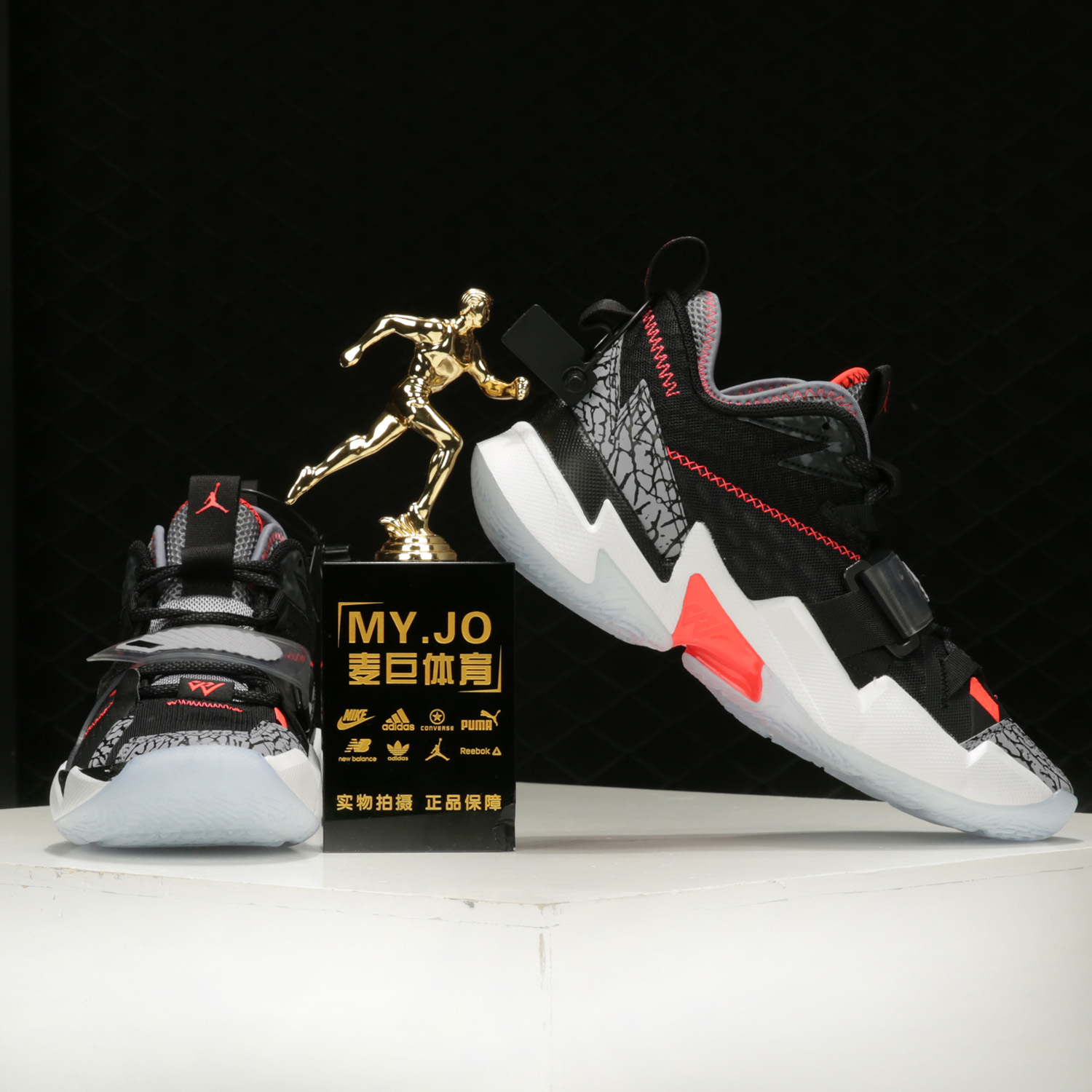 Nike/耐克正品 JORDAN WHY NOT ZER0.3 威少3代大童篮球鞋 CD5804 - 图2